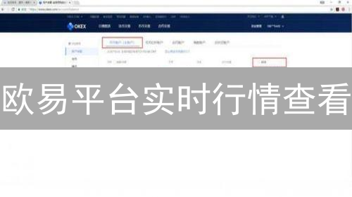 欧易平台实时行情查看：新手到精通指南