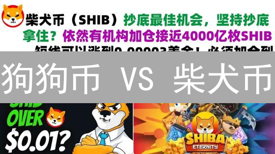狗狗币 VS 柴犬币：谁是模因币之王？揭秘差异与投资前景！